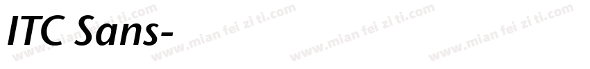 ITC Sans字体转换
